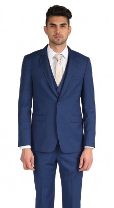 Cobalt Blue Notch Lapel Suit